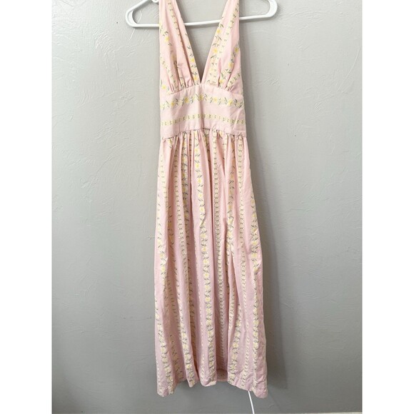 Vintage 90s Y2K Maxi Slip Dress 12 Fairy Grunge Whimsigoth Dainty Witchy Boho - Picture 2 of 12